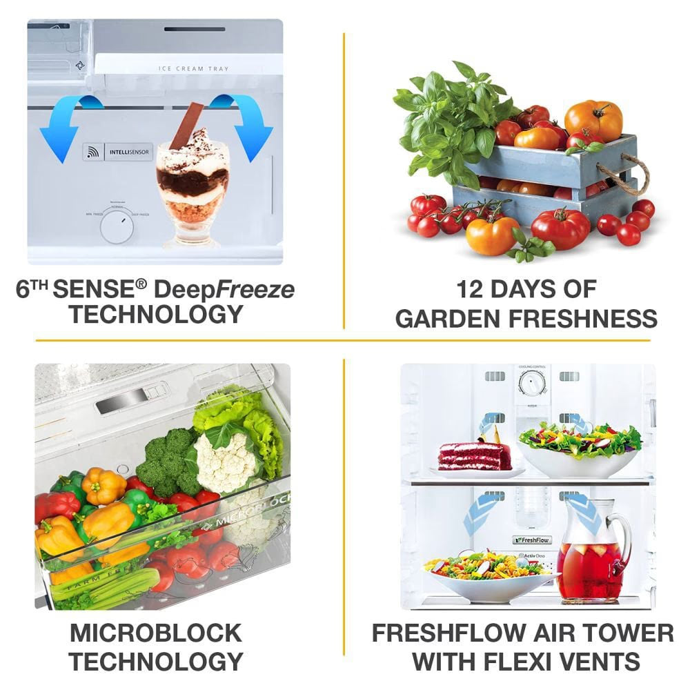 Whirlpool Neo 278GD double door fridge available at kanha electronics Amritsar